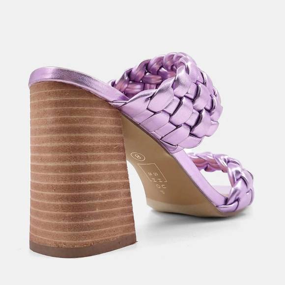 NEW SHU SHOP heaven heel in metallic purple - Picture 4 of 4